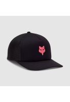 Gorro Jockey Lifestyle Mujer Boundary Trucker Negro/Rosado Fox