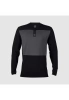 Polera Moto Defend Off Road Manga Larga Negro Fox