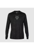 Polera Bicicleta Ranger TruDri™ Manga Larga Negro Fox