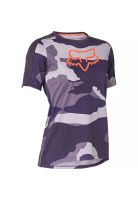 Polera Bicicleta Mujer Drirelease Camo Morado Fox