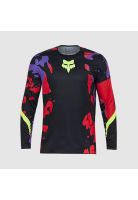 Polera Moto 360 Throttle Negro/Rojo Fox