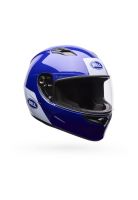 Casco Moto Calle Qualifier Clip Azul Certificado QR Bell