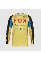 Polera Moto 180 Race Spec Amarillo Pastel Fox