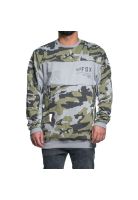 Poleron Lifestyle Refract Crew Negro Fox