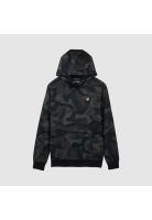 Poleron Lifestyle Canguro Fox Head Camo Negro Fox