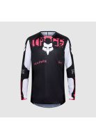 Polera Moto 180 Digi Image Negro Fox