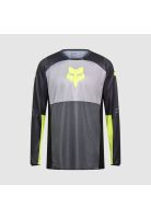 Polera Moto 180 Flow Negro/Amarillo Fox