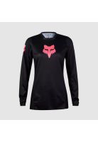 Polera Moto Mujer 180 Blackout Negro Fox
