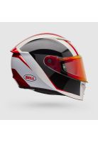 Casco Moto Calle Lithium Mips Plus Blip Blanco/Rojo Bell