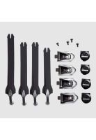 Repuesto Bota Moto Instinct Strap Kit 22 Negro/Verde Fox