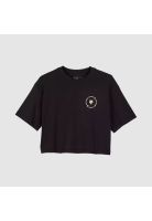 Polera Lifestyle Mujer Byrd Crop Negro Fox