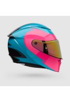 Casco Moto Calle Lithium Mips Plus Fluid Azul/Rosado Bell