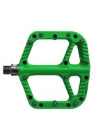 Pedales Bicicleta Flat Resina Verde One Up