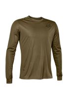 Polera Bicicleta Ranger Font Manga Larga Verde Fox