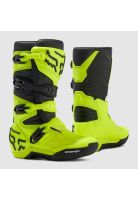 Botas Moto Niño Comp Amarillo Fluor Fox