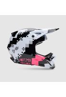 Casco Moto V1 Digi Image Negro/Rosado Negro Fox