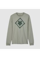Polera Lifestyle Leo Premium Manga Larga Gris Fox