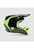 Casco Moto V1 Flow Negro/Amarillo Fox
