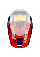 Visera Moto Niño V1 Yorr Blu/Rojo Fox