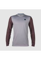 Polera Moto Ranger Off Road Manga Larga Gris Fox
