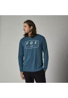 Polera Lifestyle Manga Larga Badger Azul Fox