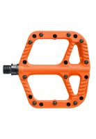 Pedales Bicicleta Flat Resina Naranjo One Up