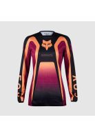 Polera Moto Mujer 180 Ballast Burdeo/Naranjo Fox