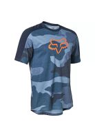 Polera Bicicleta Ranger Drirelease Camo Azul Fox