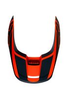 Visera Moto Niño V1 Przm Naranjo Fox