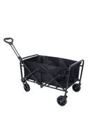 Carro de Camping Plegable Negro