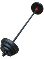 Set Pesas 20kg Barra 1.2 Mts + Discos De Cemento