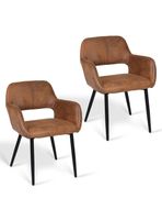 Pack de 2 Silla Comedor Sitial Cromwell Café