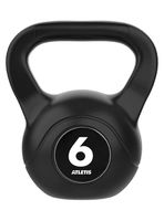 Kettlebell Mancuerna Pesa Rusa Cemento 6 Kg Negro