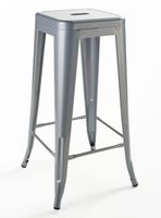 Piso de Bar Metal Tolix Gris