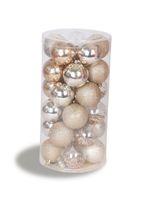 Set 30 Esferas Navidad Dorado