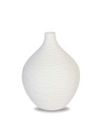 Jarrón Adorno Decorativo Blanco 15 cm