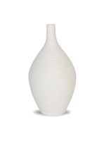Jarrón Adorno Decorativo Blanco 24 cm