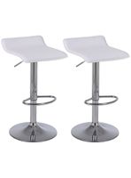 Pack de 2 Pisos de Bar Ajustables Novahus Blanco