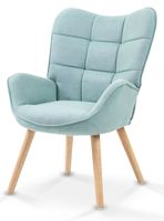 Sitial New Kas Acolchado Con Apoyabrazos Celeste