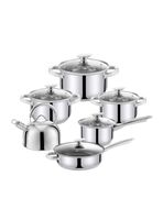 Batería 12 piezas acero inoxidable Clásica