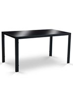 Mesa de Comedor Vidrio Negro 150x80x75cm
