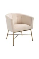 Poltrona Sitial Terciopelo Navona Beige