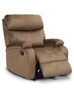 Berger Reclinable Milan Terciopelo Café