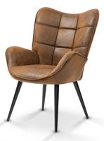 Sitial New Kas Acolchado Con Apoyabrazos Suede