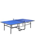 Mesa de Ping Pong Plegable Azul