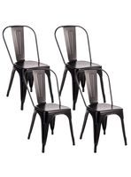 Pack 4 Sillas Tolix Vintage Negro