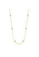 Collar LP3451-1/2 Lotus Silver Mujer Charming Lady Swarov Ski