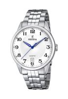 Reloj F20425/1 Festina Blanco Hombre Acero Clasico