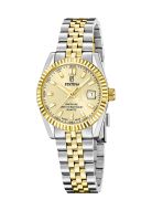 Reloj F20088/2 Festina Swiss Dorado Mujer Acero Clasico