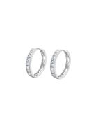Aros LP1936-4/2 Lotus Silver Mujer Hoops